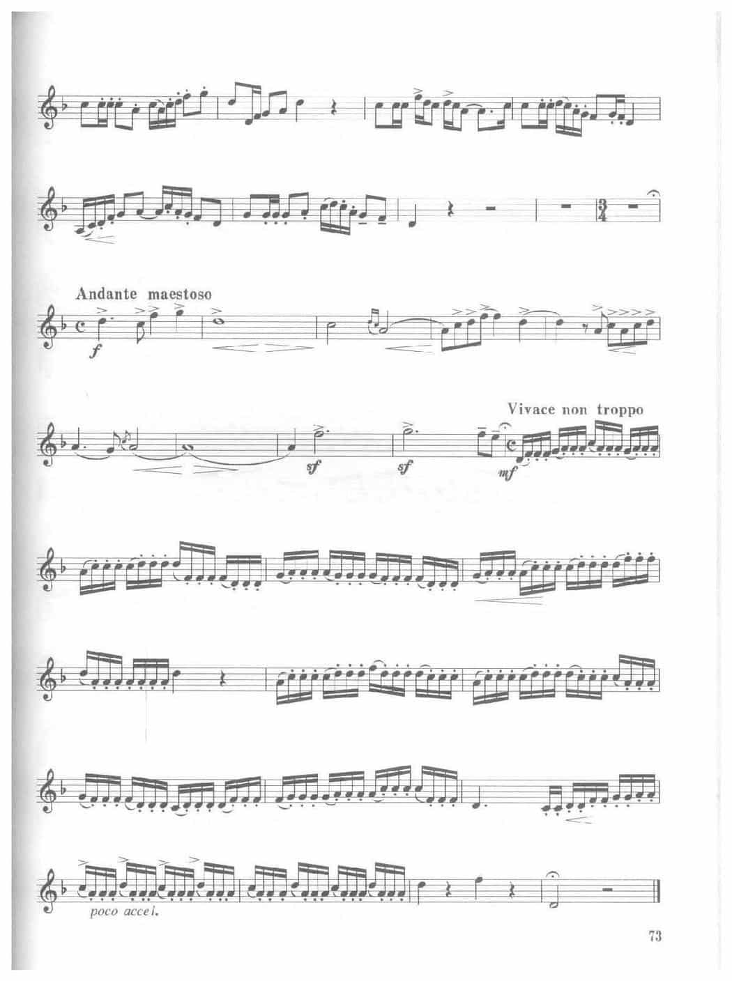 全国小号演奏考级作品集《嘎达梅林主题变奏曲》第五级乐曲_第3张