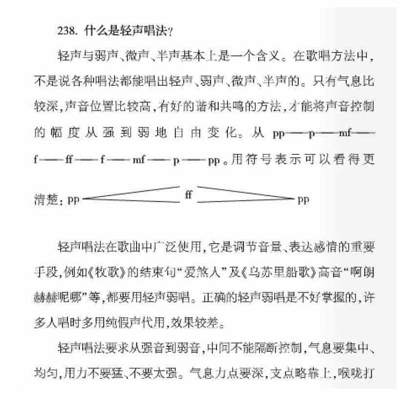 声乐唱法知识《什么是轻声唱法？》_第1张