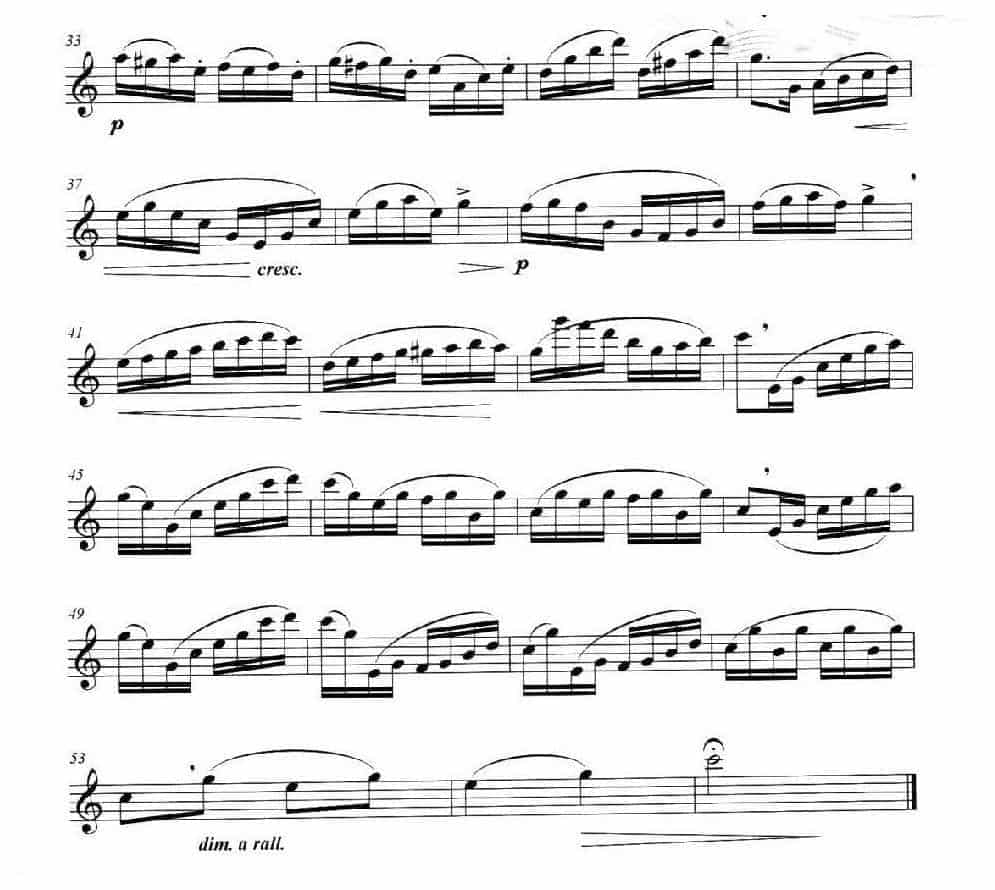 长笛独奏练习曲20《科勒 曲》_第2张