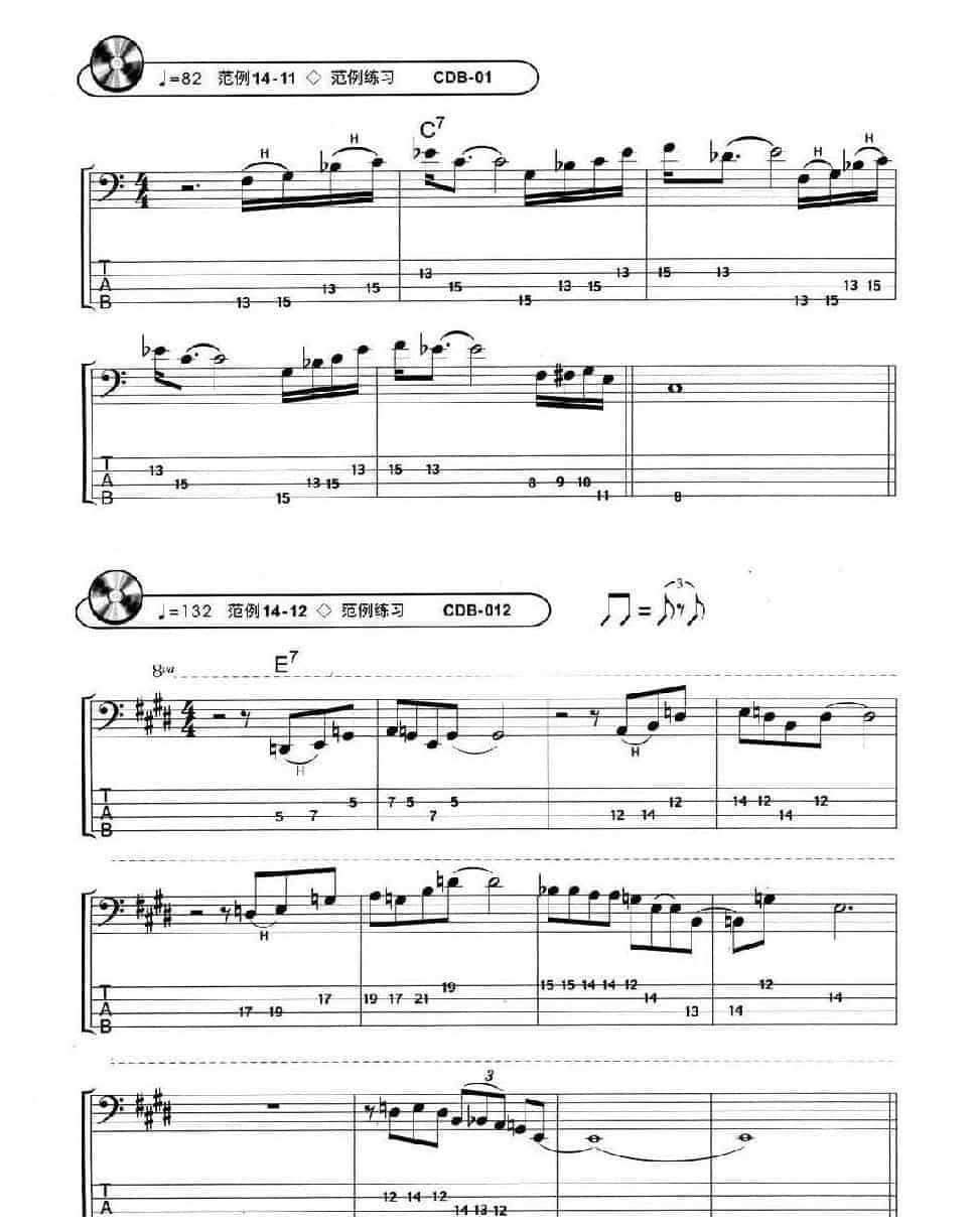 电贝司基础教程《五声音阶即蓝调音阶》_第8张
