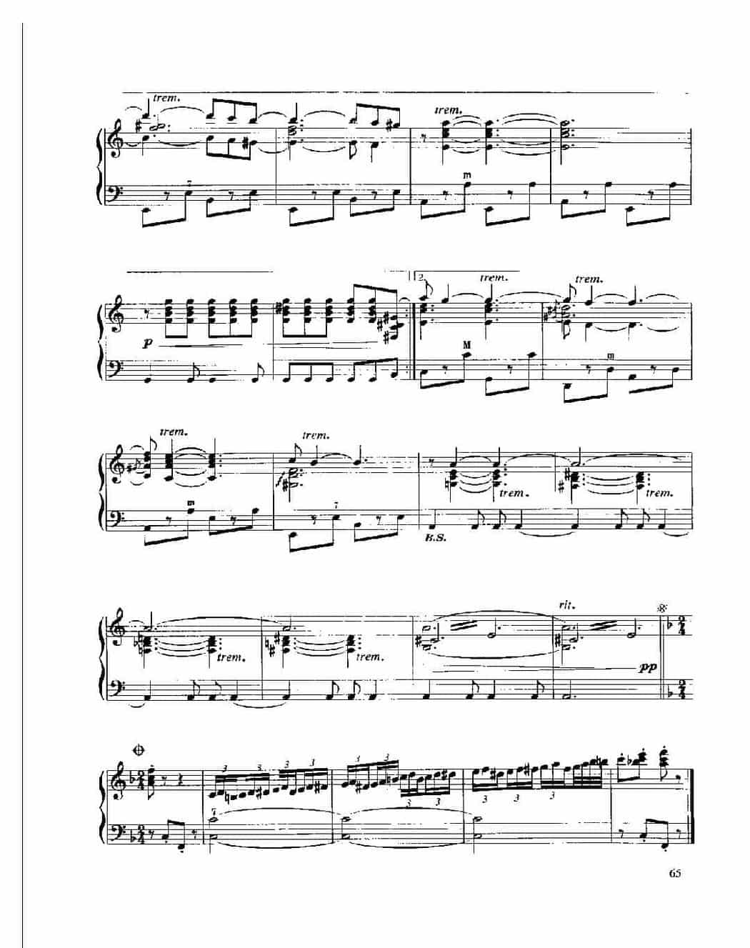 现代手风琴流行乐曲《间奏曲》[俄]尤里·别什科夫曲_第6张