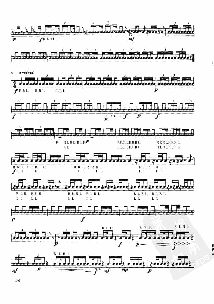 爵士鼓五级练习曲_第4张