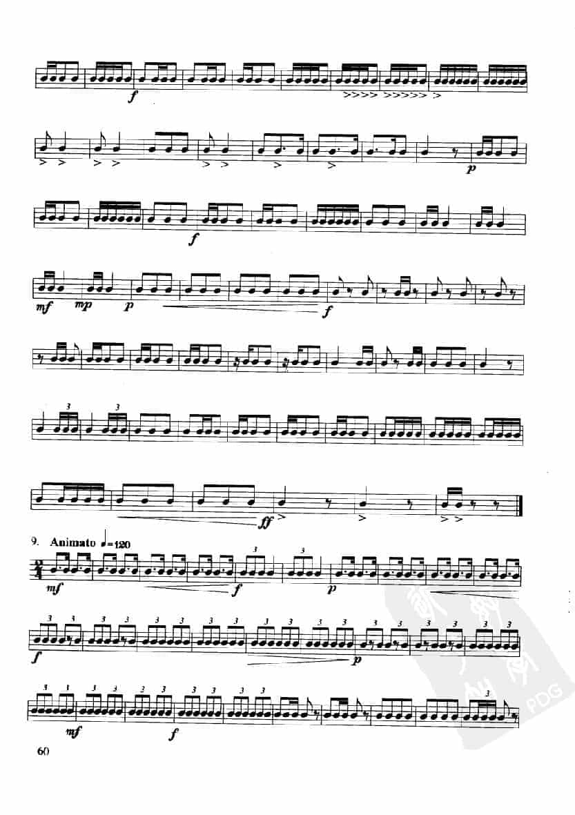 爵士鼓五级练习曲_第6张