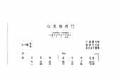 吉他伴奏日本流行歌曲《心灵的闸门》三浦德子词　财津和夫曲