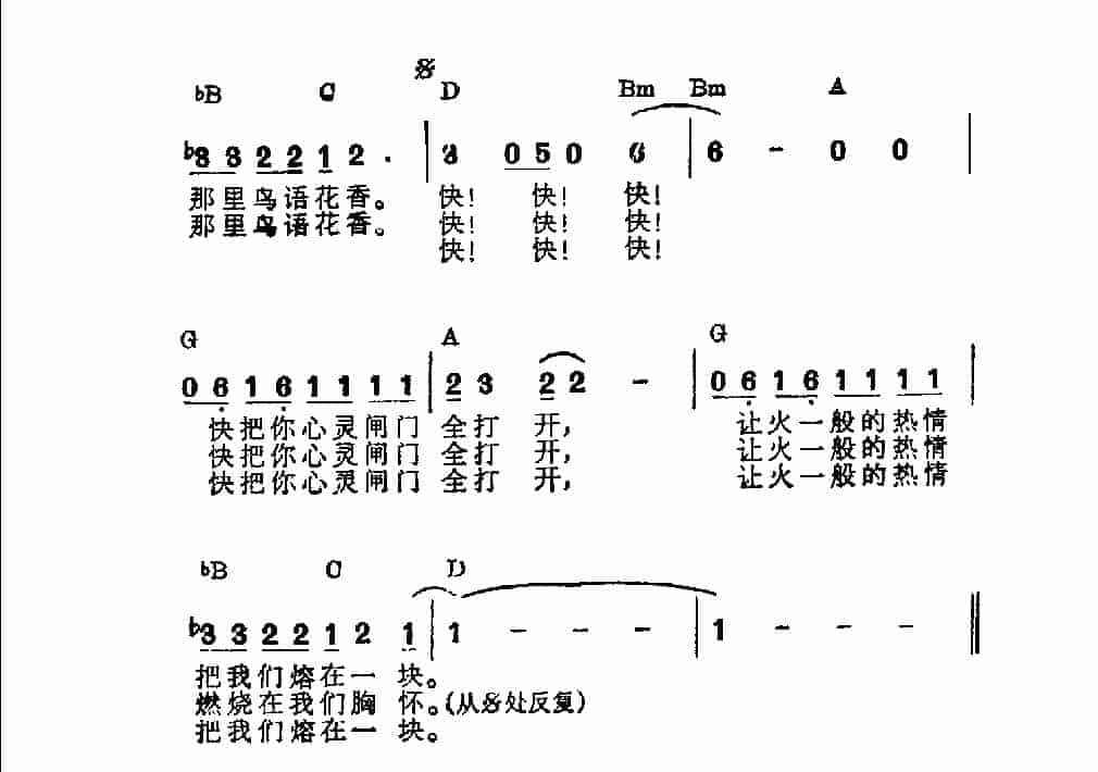 吉他伴奏日本流行歌曲《心灵的闸门》三浦德子词　财津和夫曲_第4张