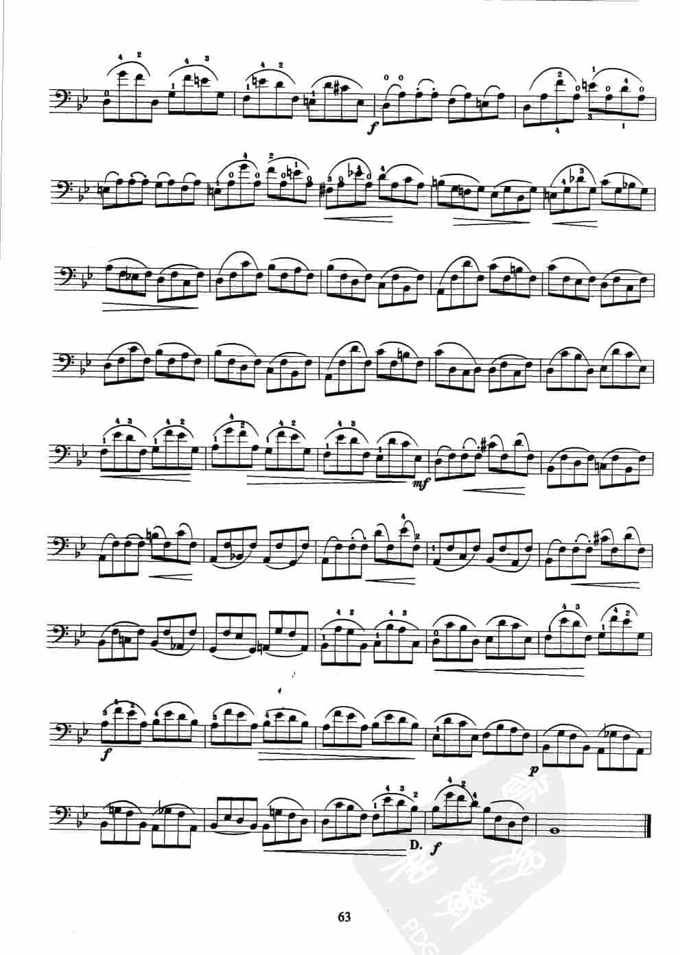 大提琴第七级练习曲_第4张