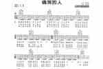 适合吉他初学者弹的歌曲《痛哭的人》e小调/八六拍/扫弦