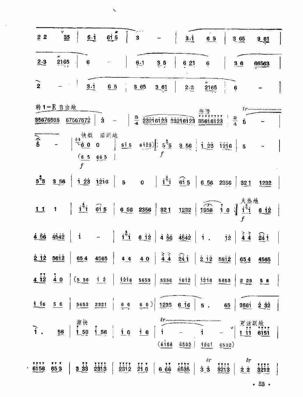 经典竹笛乐曲《玉树草原之春》张谷密曲_第3张