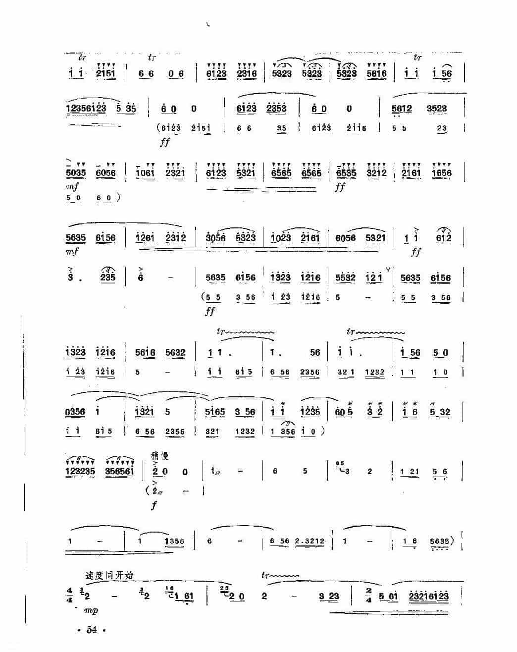 经典竹笛乐曲《玉树草原之春》张谷密曲_第4张