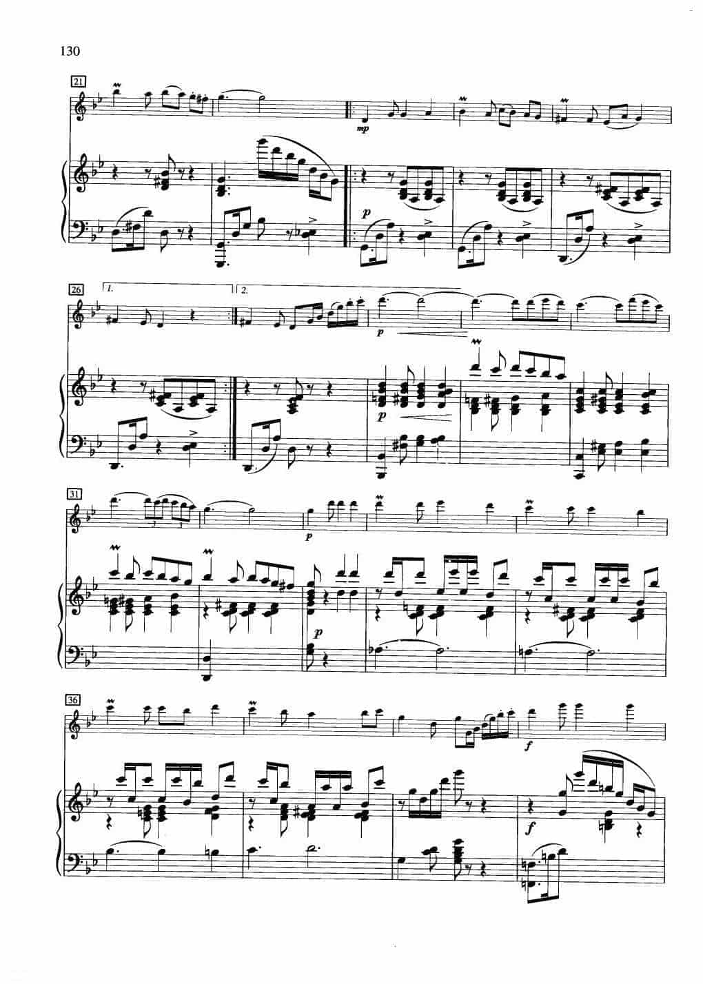 中国长笛曲《帕米尔的春天 The Spring in Parnirs》钢琴伴奏谱长笛分谱_第3张