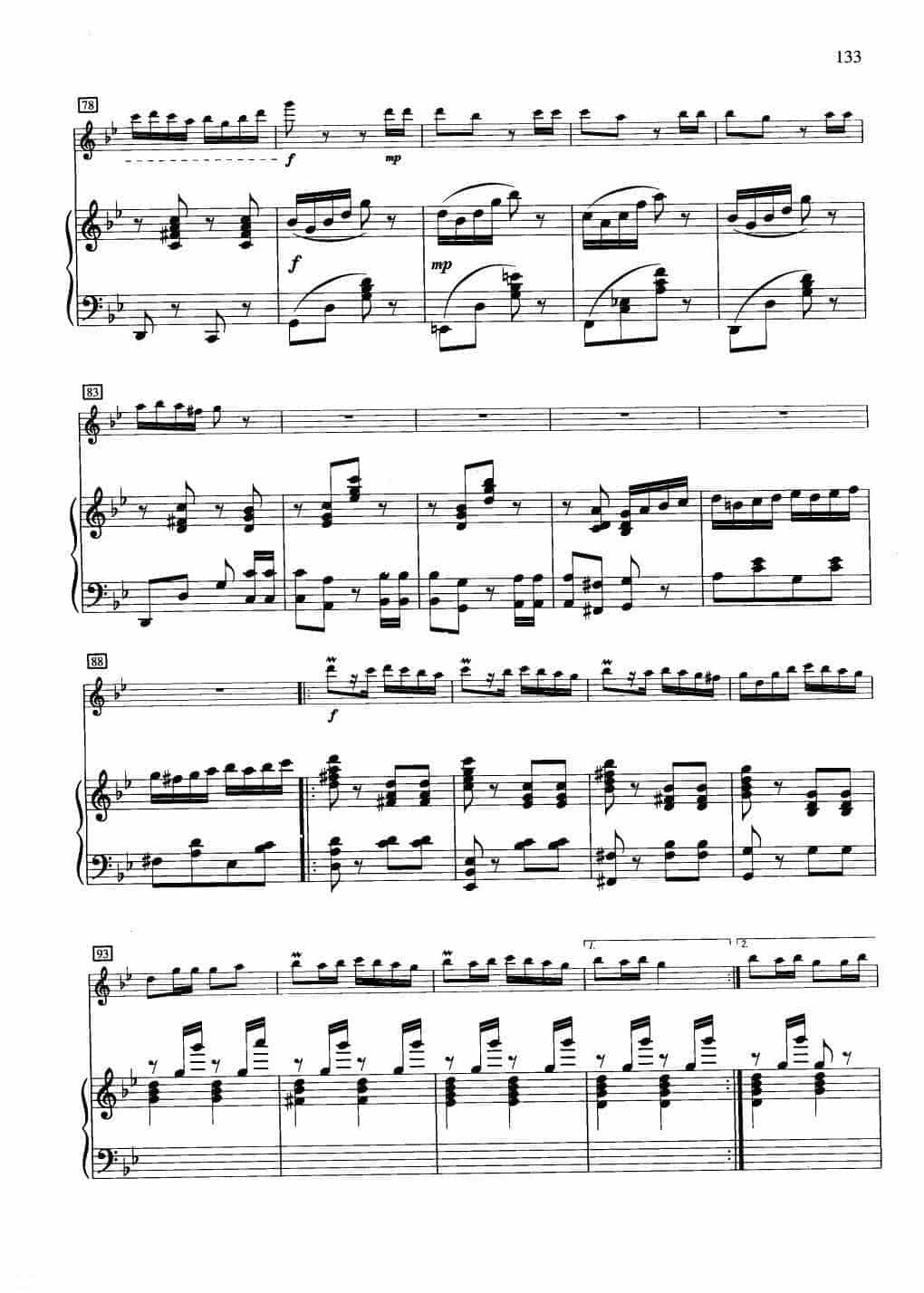 中国长笛曲《帕米尔的春天 The Spring in Parnirs》钢琴伴奏谱长笛分谱_第6张