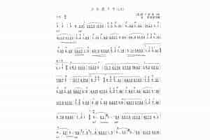 扬琴曲谱：少女波尔卡（三级）