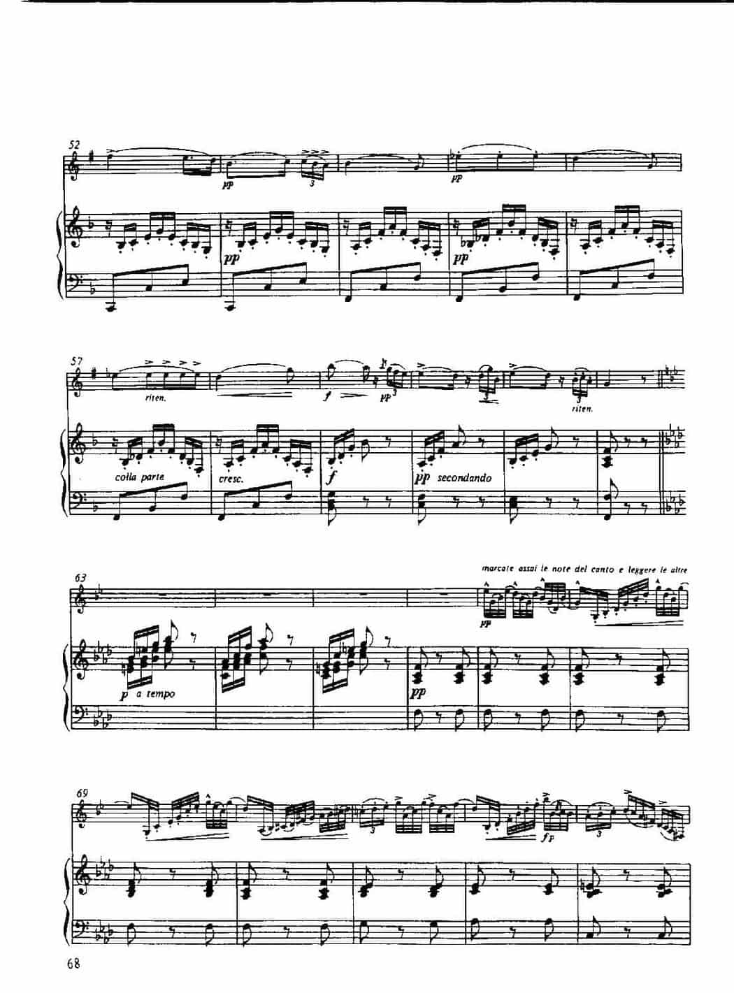 单簧管名曲教学五线谱：“茶花女”幻想曲（附钢琴伴奏谱）意·洛莱格里奥曲_第3张