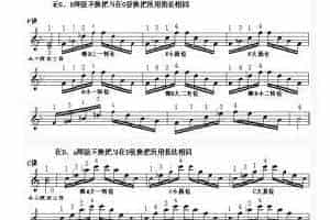 邓文汉小提琴《半音模进式》琶音练习（十）介绍F调