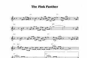 萨克斯谱：粉红豹（the pink panther ）