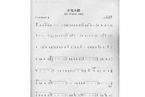 笛子演奏通俗歌曲谱之：不见不散