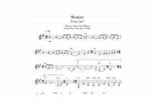 单簧管戏剧插曲谱：Memory 记忆