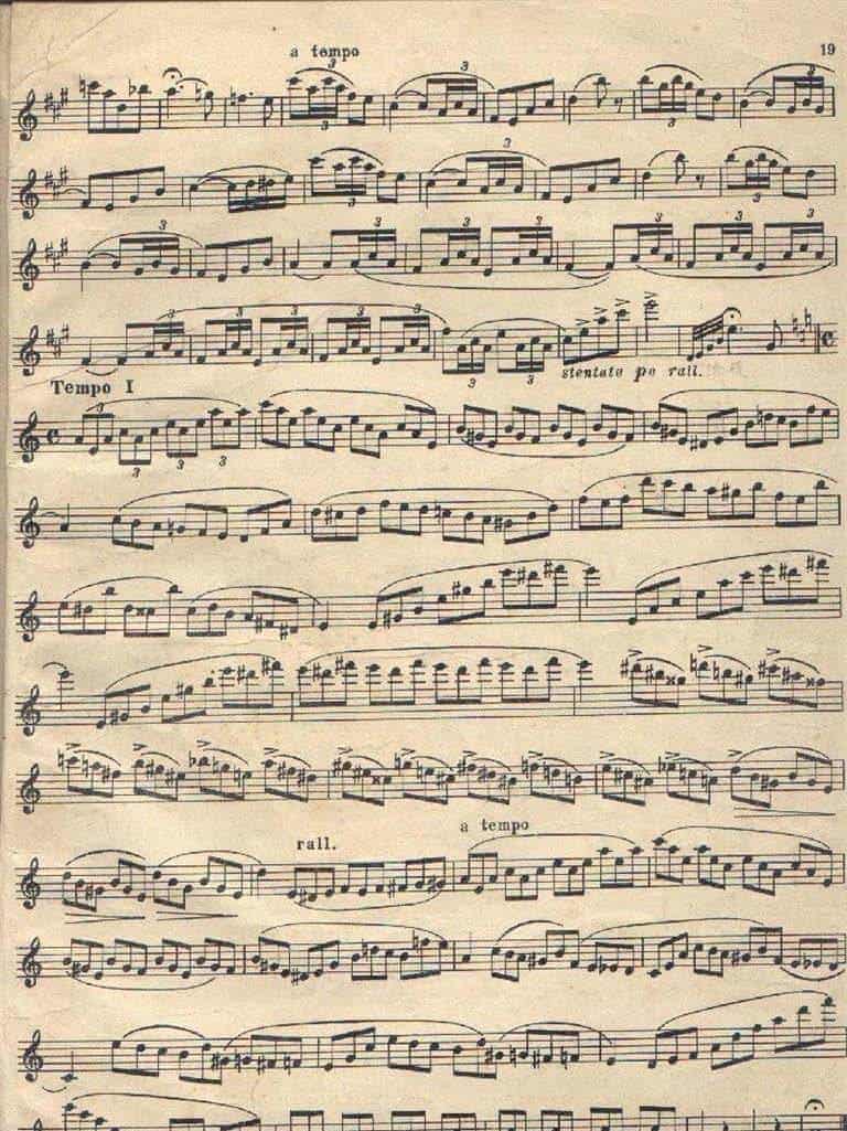 科勒33号长笛练习曲12首：Etude No.12 练习曲12_第2张