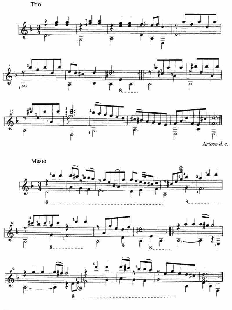 Luto &amp; Baroque Guitar:（Anonim）Trio_第1张