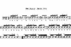 美国军鼓150条精华SOLO系列之《SOLO No.107》