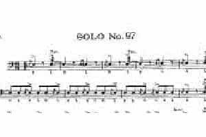 美国军鼓150条精华SOLO系列之《SOLO No.97》