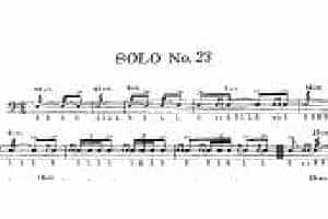 美国军鼓150条精华SOLO系列之《SOLO No.23》