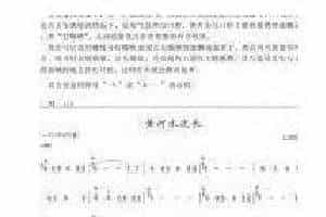 箫的吹奏技巧 舌的演奏技巧 花舌音