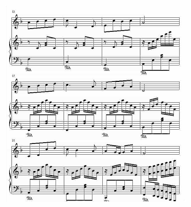 世界名曲 共和国之恋(钢琴名人名曲)_第2张