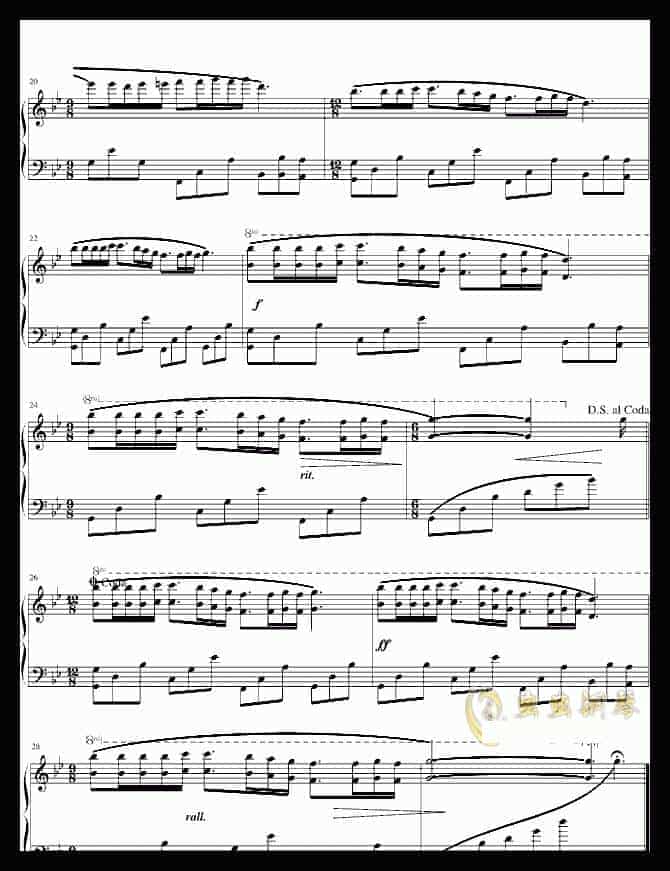 克莱德曼 梦中的婚礼（钢琴名人名曲)_第3张