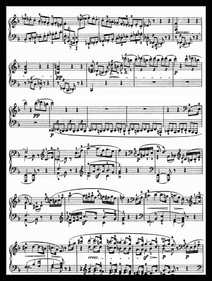 贝多芬-beethoven 第二十二钢琴奏鸣曲-Op.54_第3张