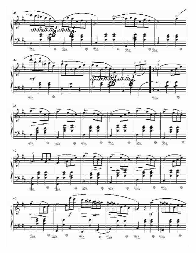 肖邦 chopin b小调圆舞曲 Op.69 No.2_第2张