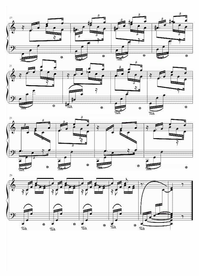 肖邦 chopin C大调前奏曲_第2张