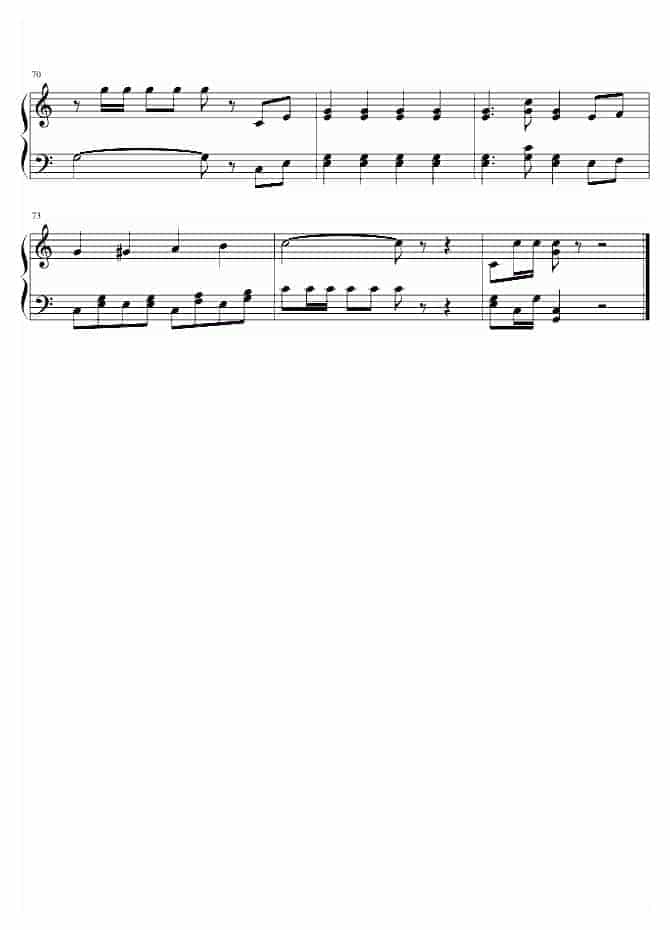 世界名曲 海军陆战队之颂 钢琴谱_第5张