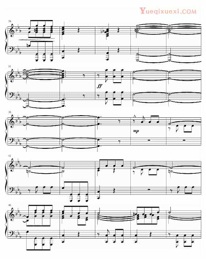贝多芬 beethoven 李斯特改编贝多芬《命运》独奏版 钢琴谱_第2张