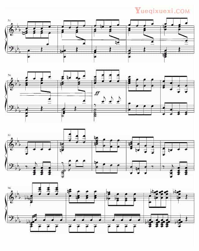 贝多芬 beethoven 李斯特改编贝多芬《命运》独奏版 钢琴谱_第3张