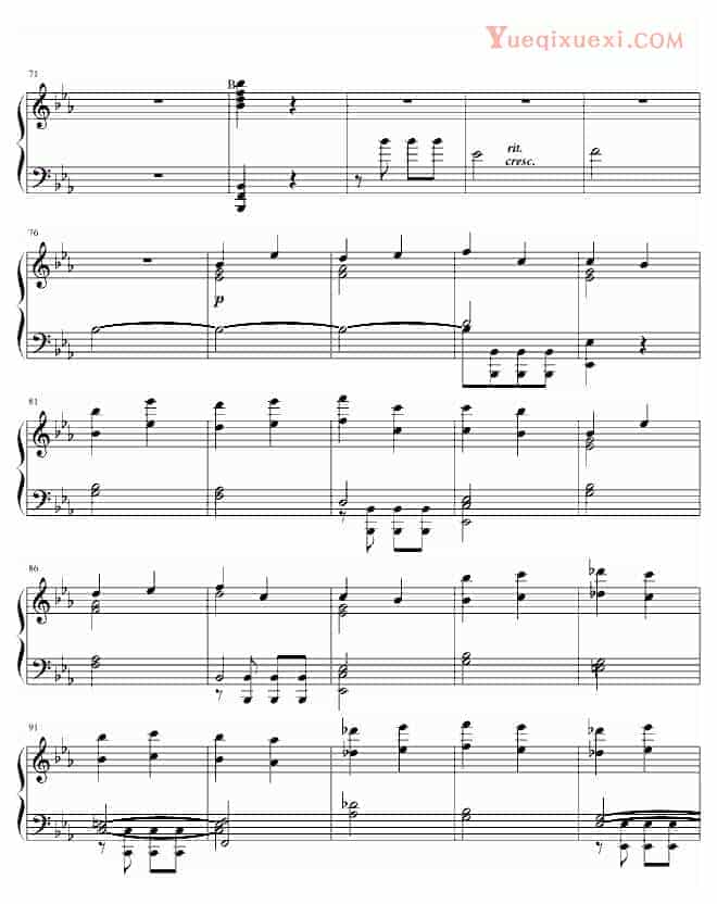贝多芬 beethoven 李斯特改编贝多芬《命运》独奏版 钢琴谱_第4张