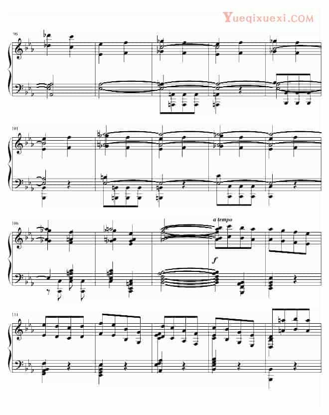 贝多芬 beethoven 李斯特改编贝多芬《命运》独奏版 钢琴谱_第5张