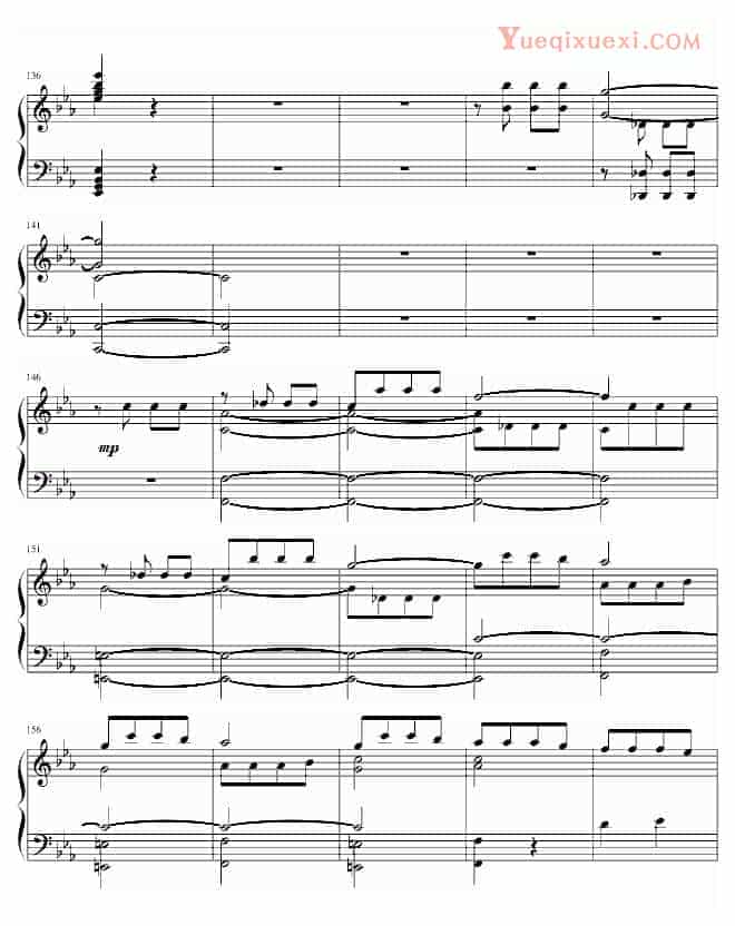 贝多芬 beethoven 李斯特改编贝多芬《命运》独奏版 钢琴谱_第7张