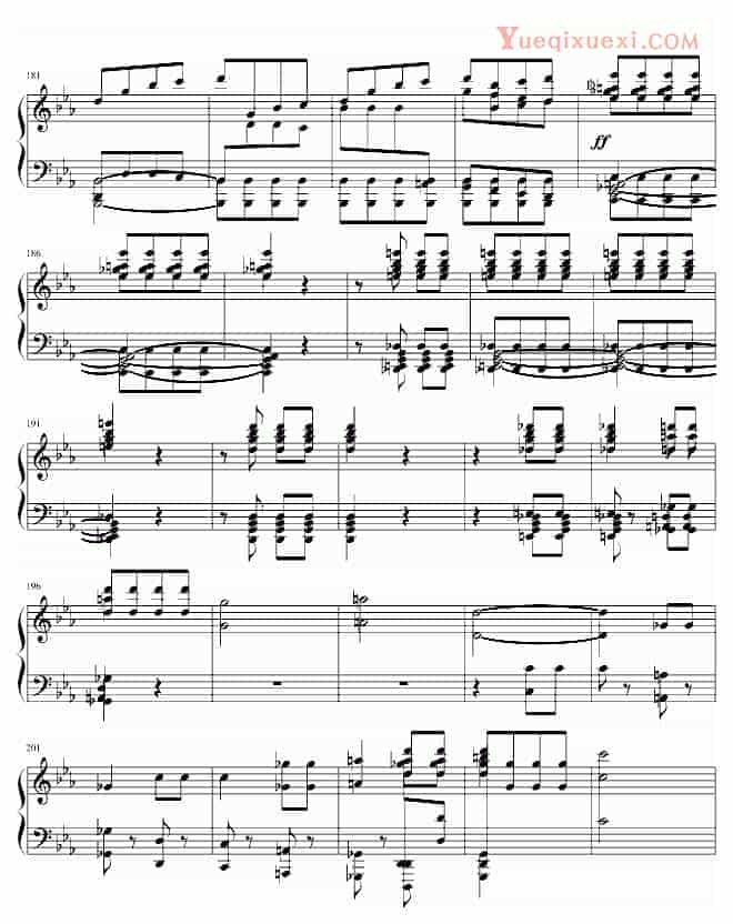 贝多芬 beethoven 李斯特改编贝多芬《命运》独奏版 钢琴谱_第9张