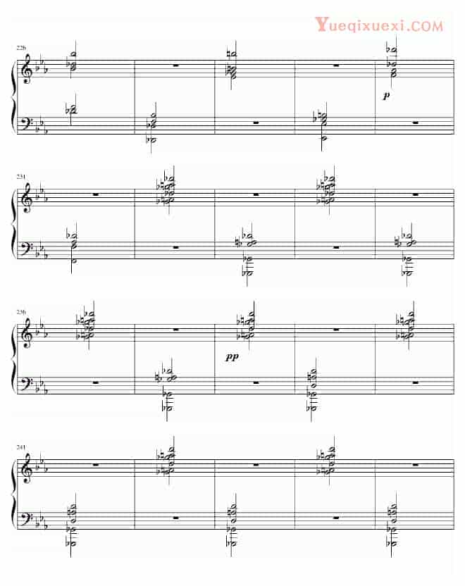贝多芬 beethoven 李斯特改编贝多芬《命运》独奏版 钢琴谱_第11张