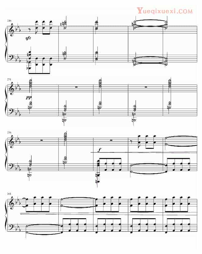 贝多芬 beethoven 李斯特改编贝多芬《命运》独奏版 钢琴谱_第12张