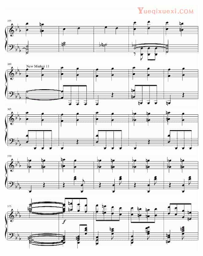 贝多芬 beethoven 李斯特改编贝多芬《命运》独奏版 钢琴谱_第17张