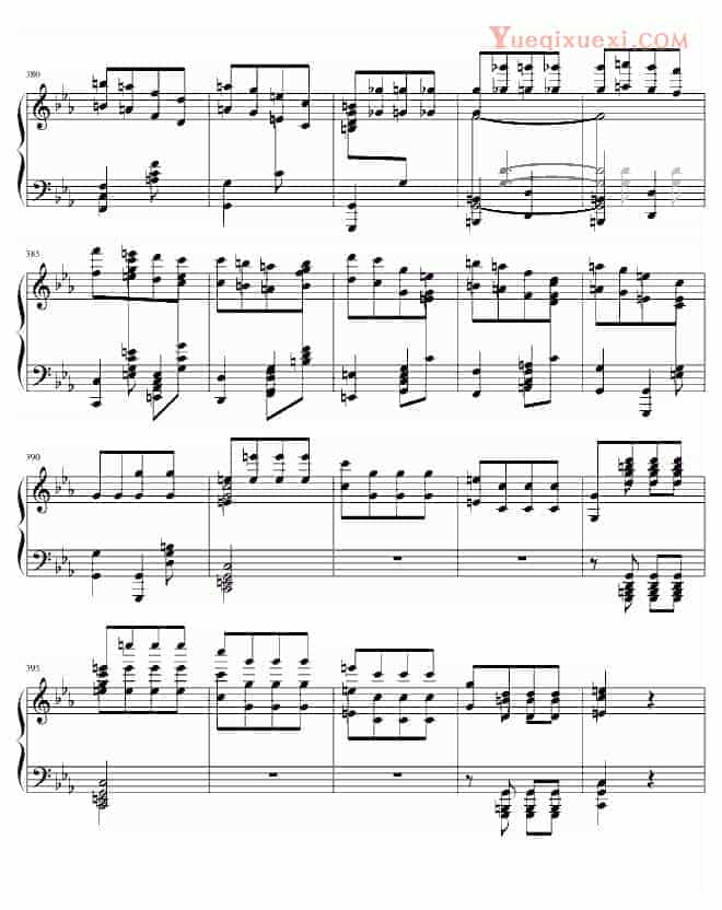 贝多芬 beethoven 李斯特改编贝多芬《命运》独奏版 钢琴谱_第18张