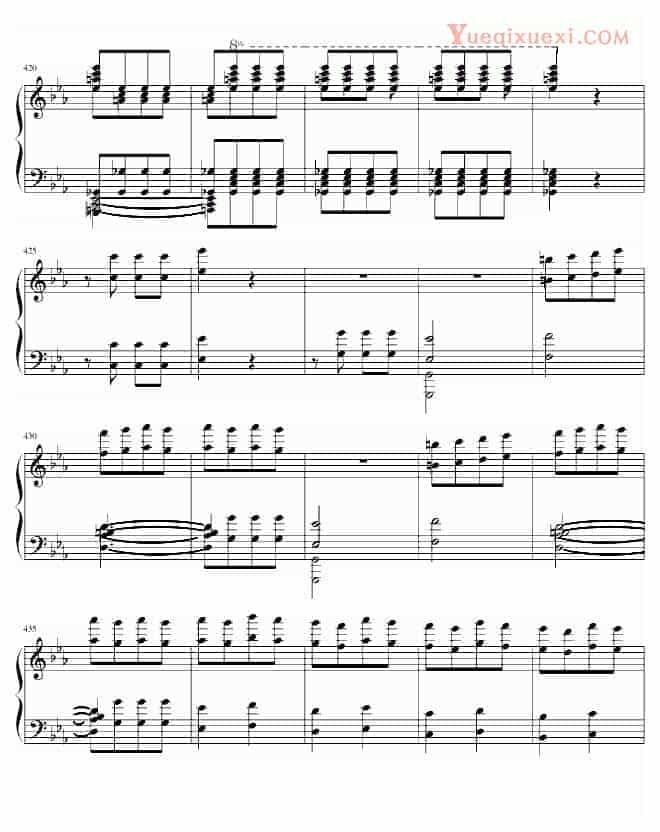 贝多芬 beethoven 李斯特改编贝多芬《命运》独奏版 钢琴谱_第20张