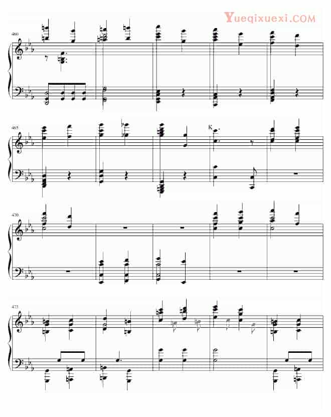贝多芬 beethoven 李斯特改编贝多芬《命运》独奏版 钢琴谱_第22张