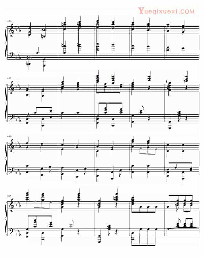 贝多芬 beethoven 李斯特改编贝多芬《命运》独奏版 钢琴谱_第23张
