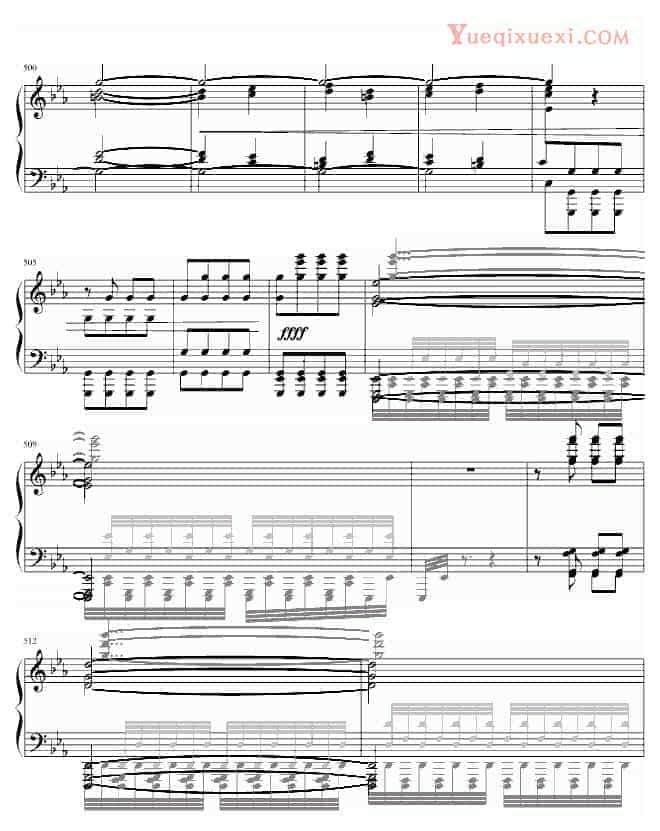 贝多芬 beethoven 李斯特改编贝多芬《命运》独奏版 钢琴谱_第24张