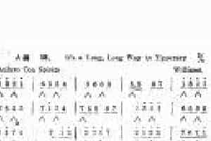 【It's a long, long way to tipperary】复音口琴谱