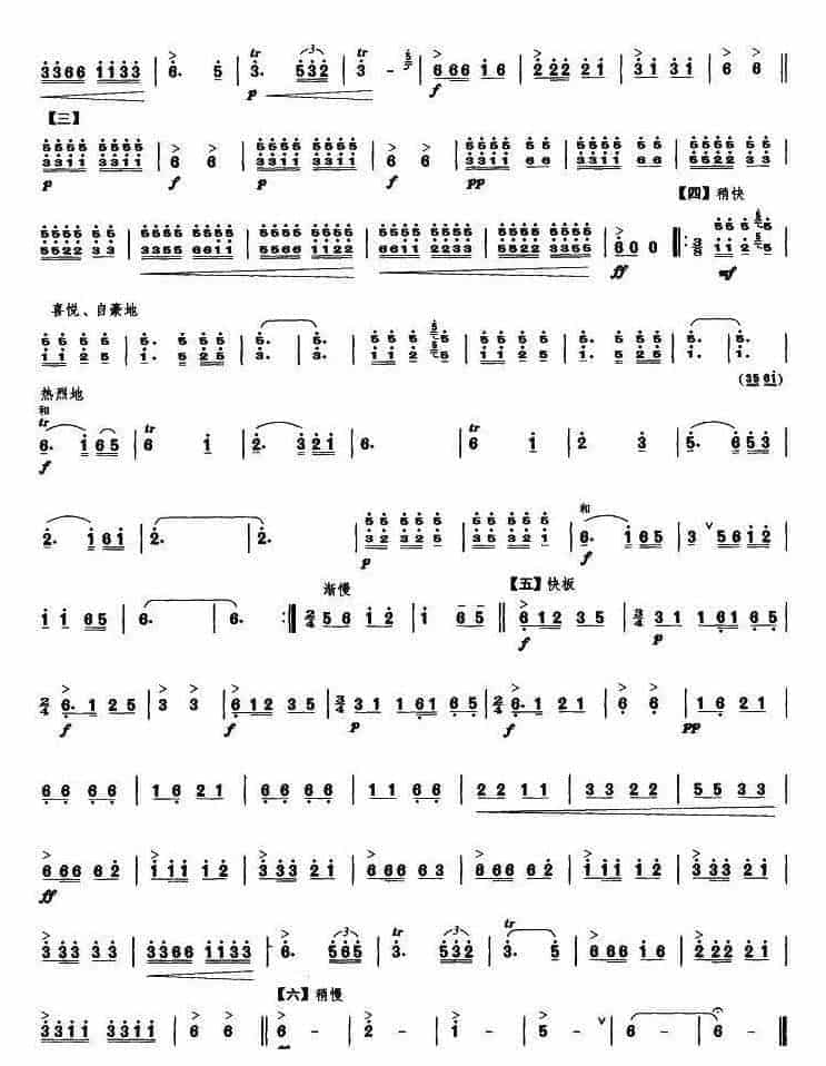 笙谱大全【边寨新歌】王庆琛 曲_第2张