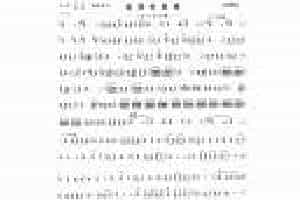巴乌谱【美丽的春城】巴乌独奏